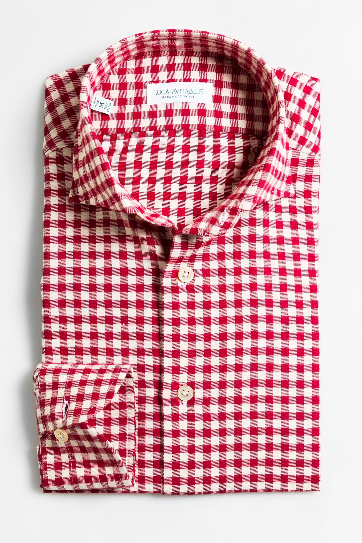 burgundy gingham dress shirt Collusion Fitted Short Sleeve Shirt in burgundy gingham-Red